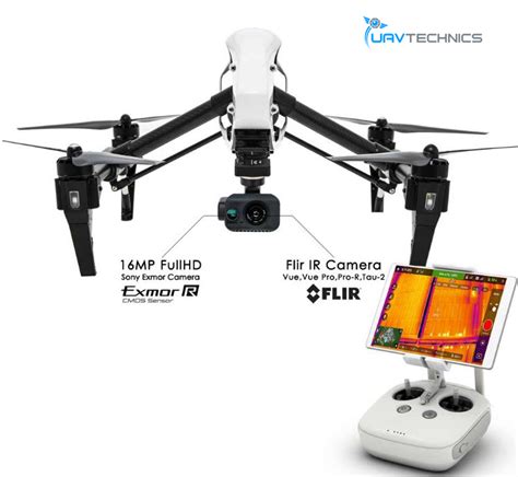 introducing  dji drone solution  combination   thermal flir camera