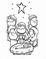 Coloring Star Pages Bethlehem Christmas Wise Men Bible Story Three Kings Kids Color Print Tocolor Printable La Getcolorings Preschool Sheets sketch template