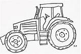 Tractor Coloring Kids Pages sketch template