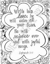 Zephaniah Verse sketch template