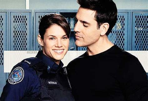 Missy Peregrym And Ben Bass Rock At The Premiere Of Rookie