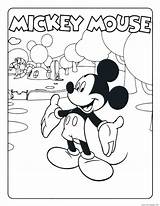 Mickey Mouse Coloring Gangster Pages Getcolorings sketch template