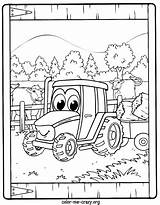 Tractor Coloring Pages John Deere Color Print Colouring Printable Johnny Disney Crazy Party Getcolorings Books Getdrawings Choose Board Kids Birthday sketch template