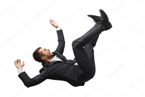 falling  screaming businessman stock photo  ckonstantynov