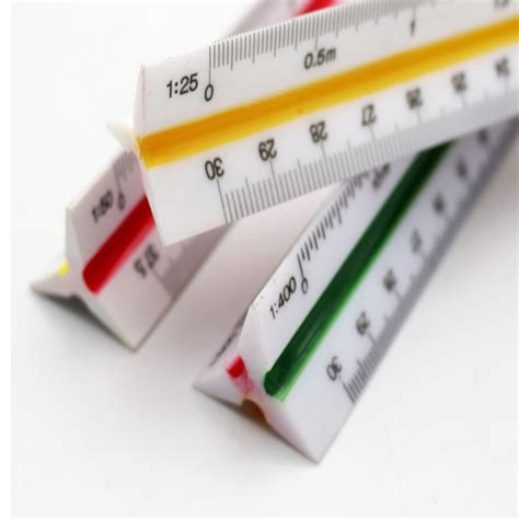 cm triangular triangle metric scale measure ruler  engineer architect ebay