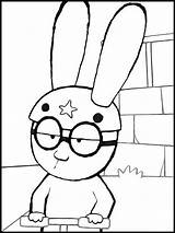 Coloriage Jeanette Lapin Gaspard Colorir sketch template