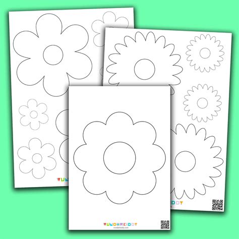 paper flower templates  printable  flower site
