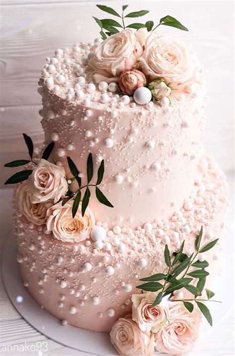 jaw dropping pretty wedding cake ideas pearl wedding cake