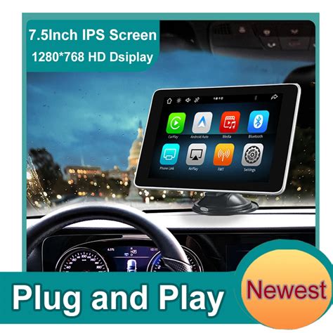 wireless carplay android auto carplay tablet portable multimedia player stereo screen