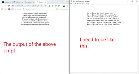 html paragraph   align text   center  start   text lines    place