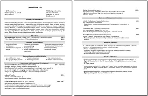 targeted resume sciphd
