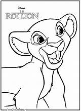 Roi Simba Coloriages sketch template