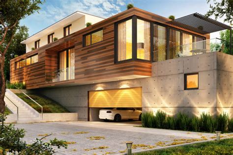 modern house garage stock  pictures royalty  images istock