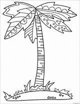 Palm Tree Pages Coloring Color Printable Nature Coloringpagesonly Print sketch template