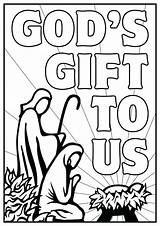 Coloring Nativity Pages Scene Printable Kids Colouring Manger Christmas Color Sparks Jesus Christian God Religious Drawing Print Figment Bible Awana sketch template
