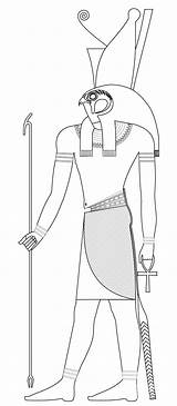 Horus Egizi Anubis Egizie Egizia Supercoloring Divinita Egitto sketch template
