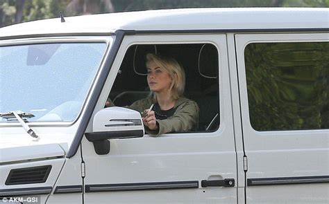 julianne hough rehearses scenes and scouts locations for