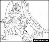 Coloring Zygarde Pages Comments sketch template
