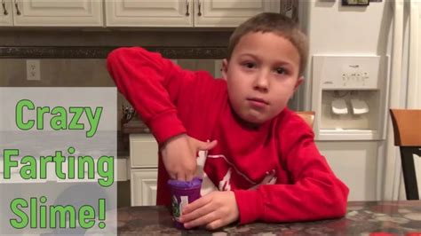 crazy farting slime blubbery and glittery slime video youtube