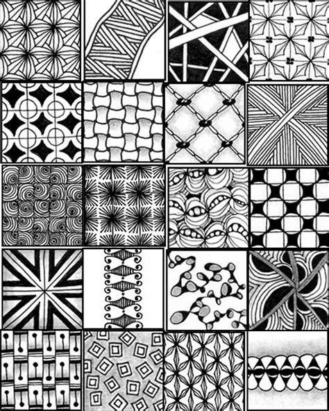 zentangle pattern sheets