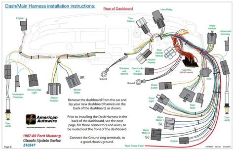 engine fox body wiring harness diagram