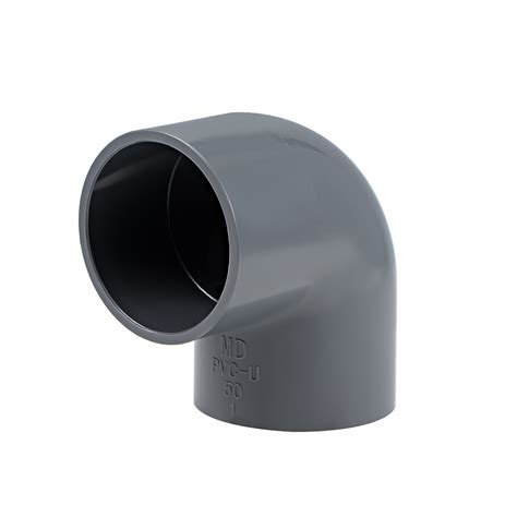 406 series pvc pipe fitting 90 degree elbow schedule 40 gray 1 1 2 inch