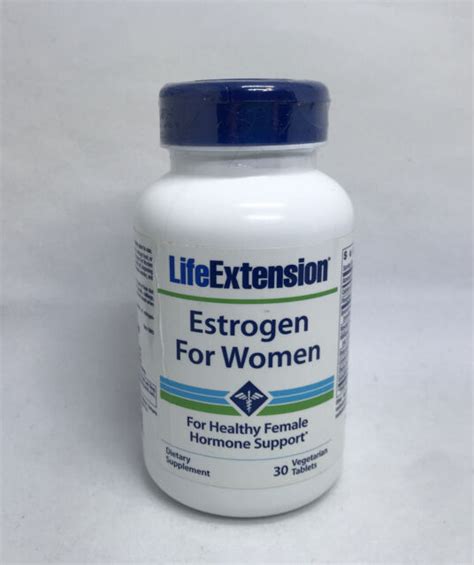 life extension estrogen for women 30 vegan tablets for sale online ebay