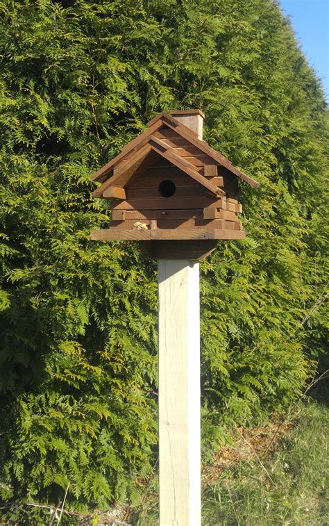 birdhouse log cabin amish handmade reclaimed wood bird houses log cabin decorative bird houses