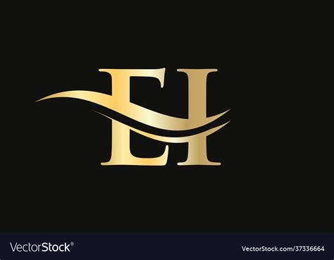ei logo design  business  company identity vector image