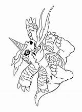 Digimon Kleurplaten Animaatjes sketch template