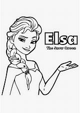 Coloring Elsa Pages Kids sketch template