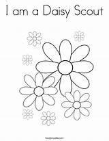 Daisy Coloring Scout Am Built California Usa Twistynoodle sketch template