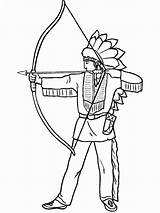 Nations Indios Caterpillar Shortbow Firing sketch template