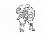 Kingpin Angry Pages Coloring sketch template