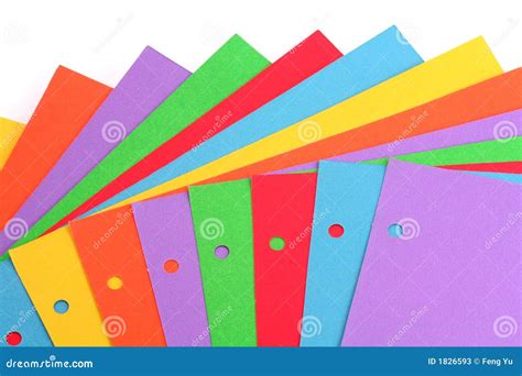 colorful paper stock image image  office colorful
