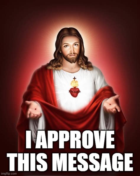 jesus approves imgflip