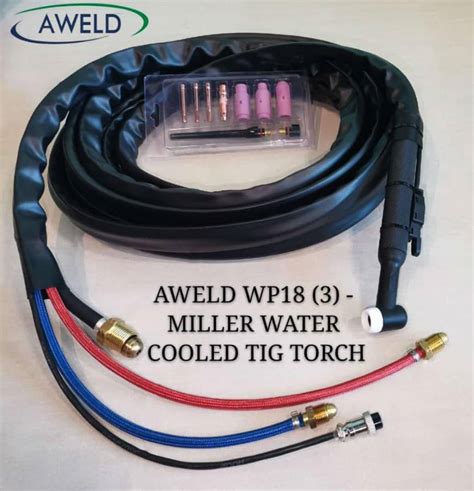 aweld wp miller water cooled tig torch