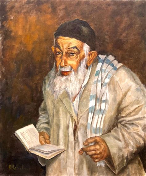 unknown jewish sephardic sage rabbi oder chacham in traditionellem