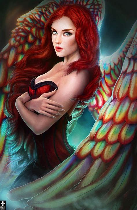 redhead angel fantasy and fairytales pinterest art red and redheads