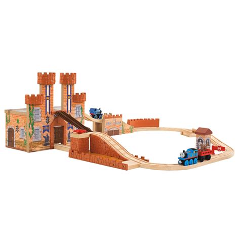 thomas wooden railway king   castle set  toystop