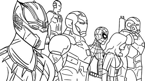 printable avengers coloring pages kids adults  print color craft