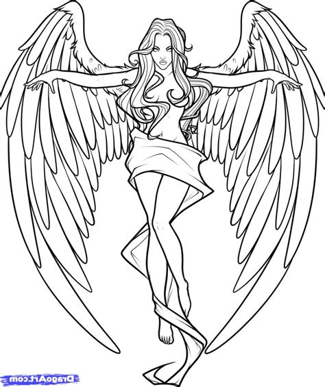 Simple Angel Drawing At Getdrawings Free Download