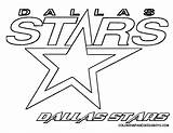 Stars Coloring Nhl Pages Logos Team Dallas Logo Hockey Kids Printable Objects Labels Sky Getcoloringpages sketch template