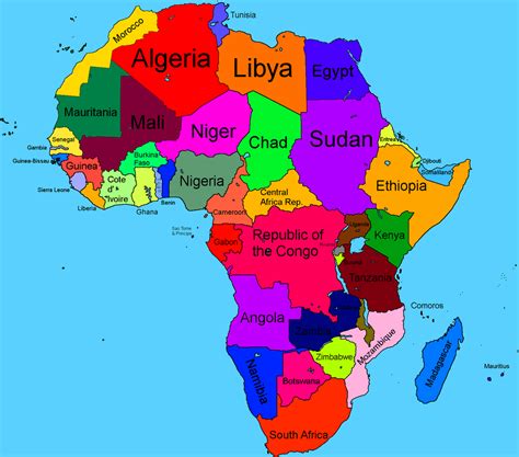 africa countries  capitals diagram quizlet