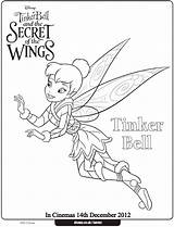 Coloring Pages Tinkerbell Wings Secret Tinker Bell Fairies Disney Printable Kids Periwinkle Ausmalbilder Kleurplaat Das Geheimnis Der Fairy Friends Printables sketch template
