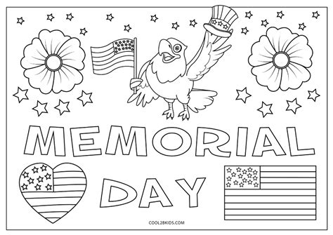 printable memorial day coloring page  printable coloring pages