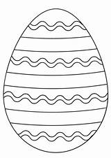 Easter Egg Coloring Pages Eggs Osterei Printable Color Supercoloring Simple Colouring Designs Kids Do Lines Different Straight sketch template