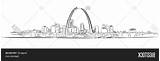 St Louis Skyline Drawing Paintingvalley sketch template