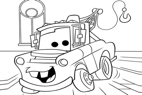 mater  cars coloring pages   print
