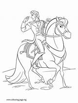 Coloring Prince Disney Hans Pages Clipart Library sketch template